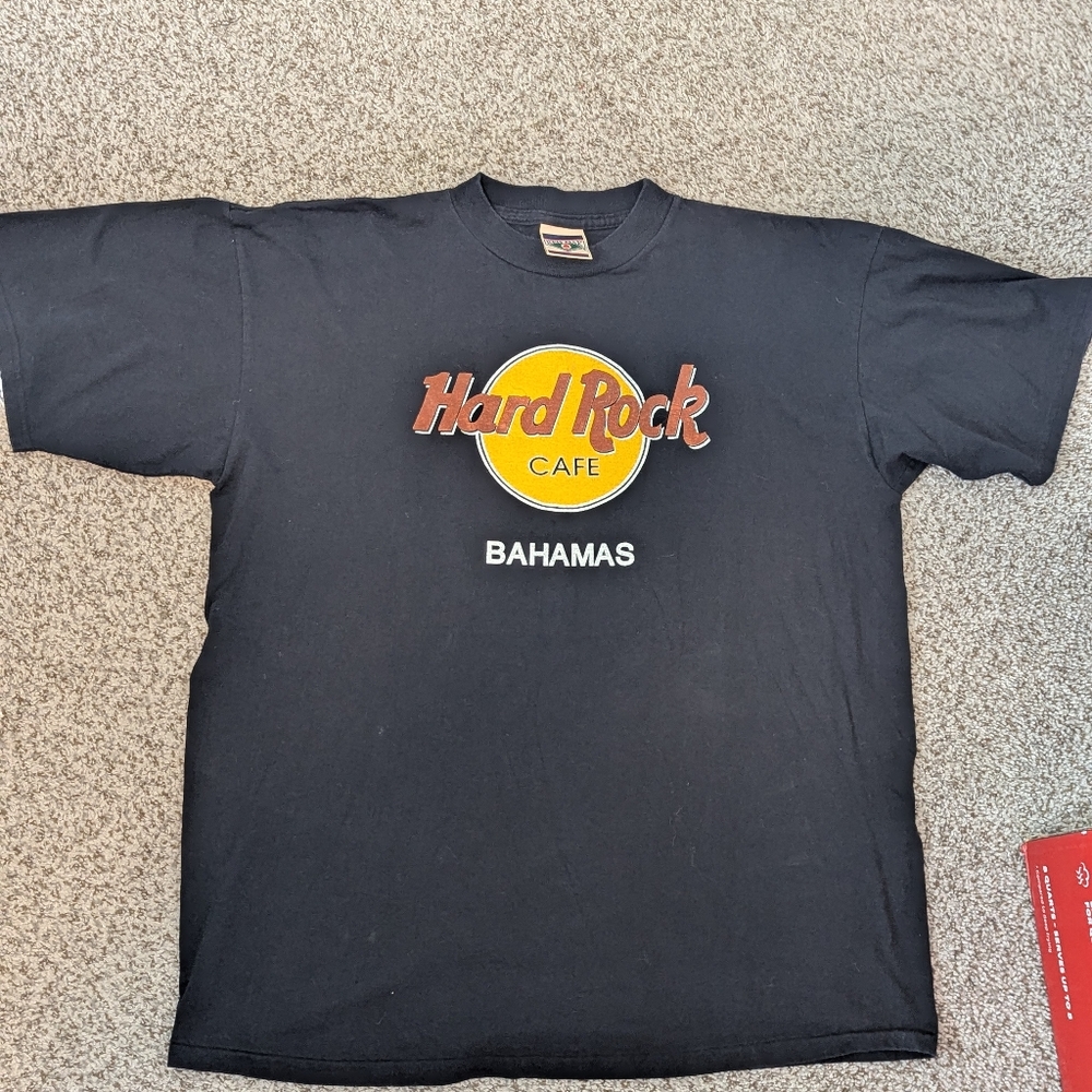 Vintage 1998 Hard Rock Cafe Bahamas Men's XL T-shirt - pre-owned